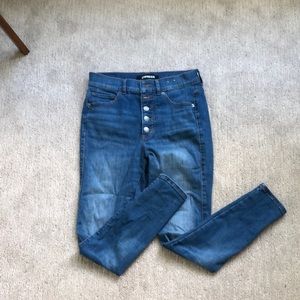 express high rise ankle jegging